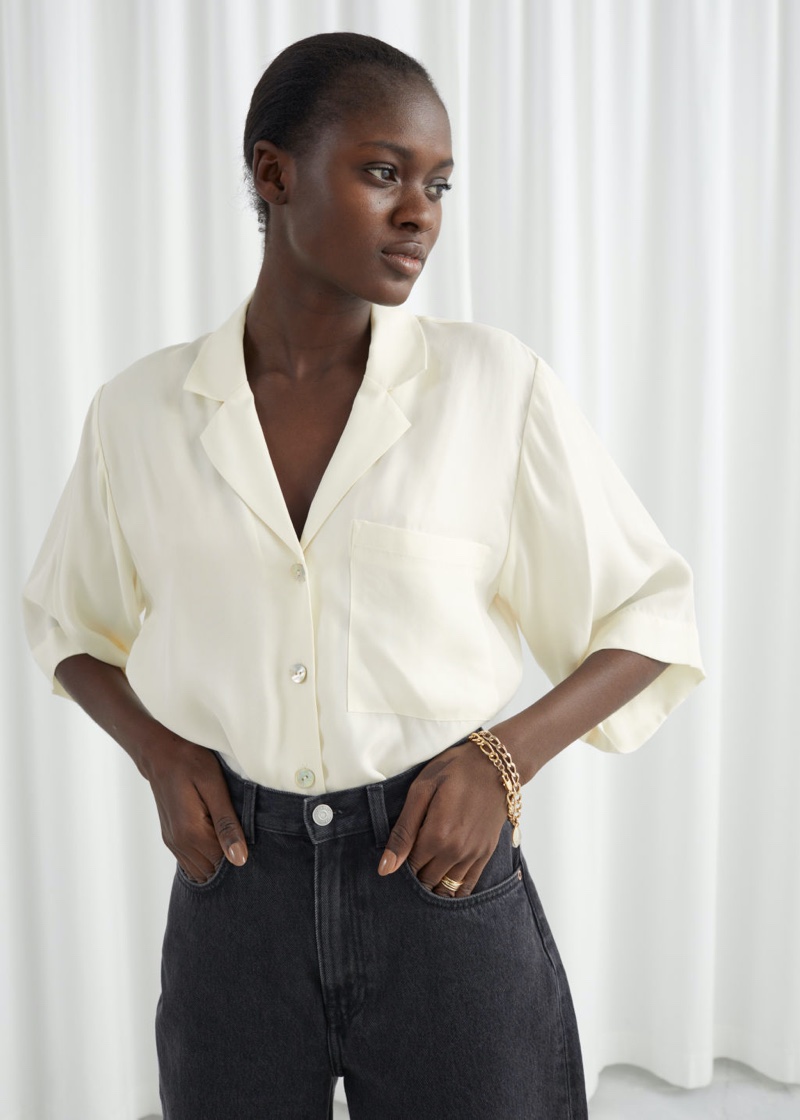 & Other Stories Relaxed Cotton Shirt