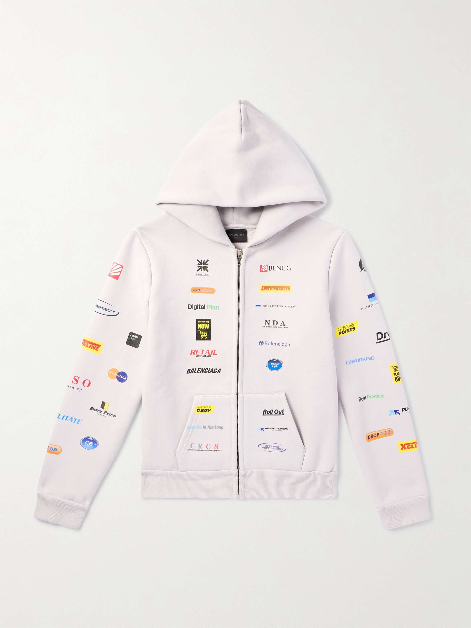 Balenciaga Oversized Zip Hoodie