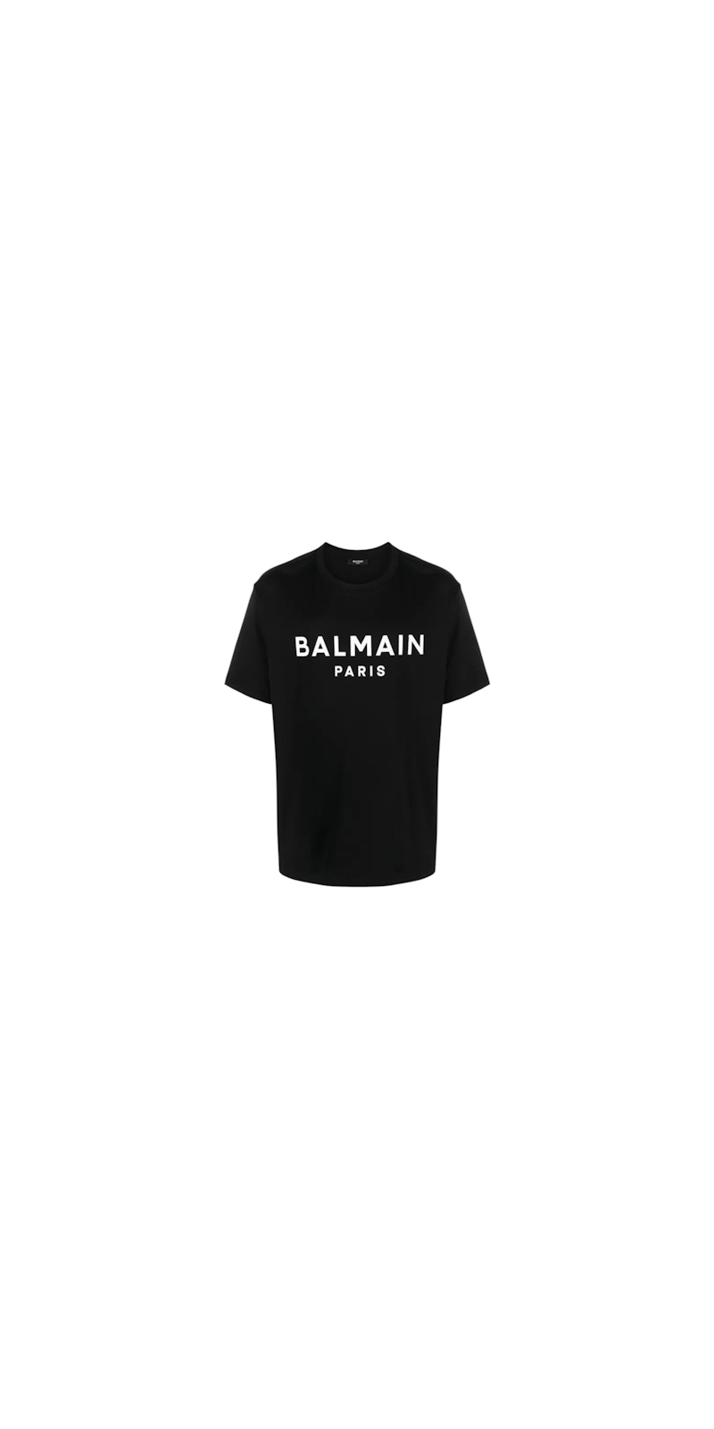 Balmain Flocked Logo Tee