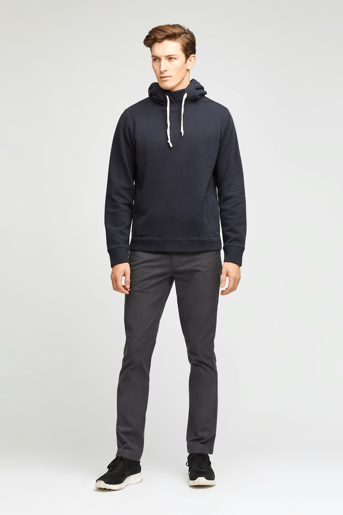 Cotton Fleece Pullover Hoodie