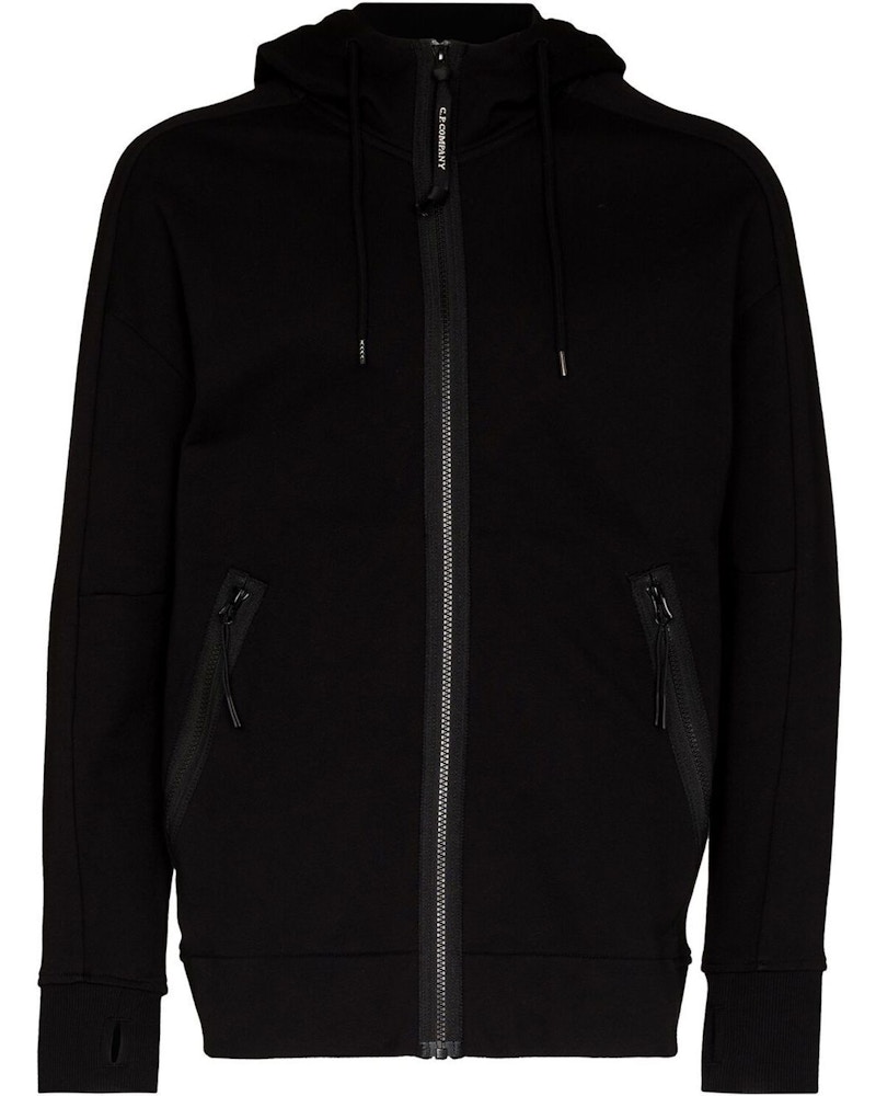 Diagonal Raised Fleece Goggle Hoodie
