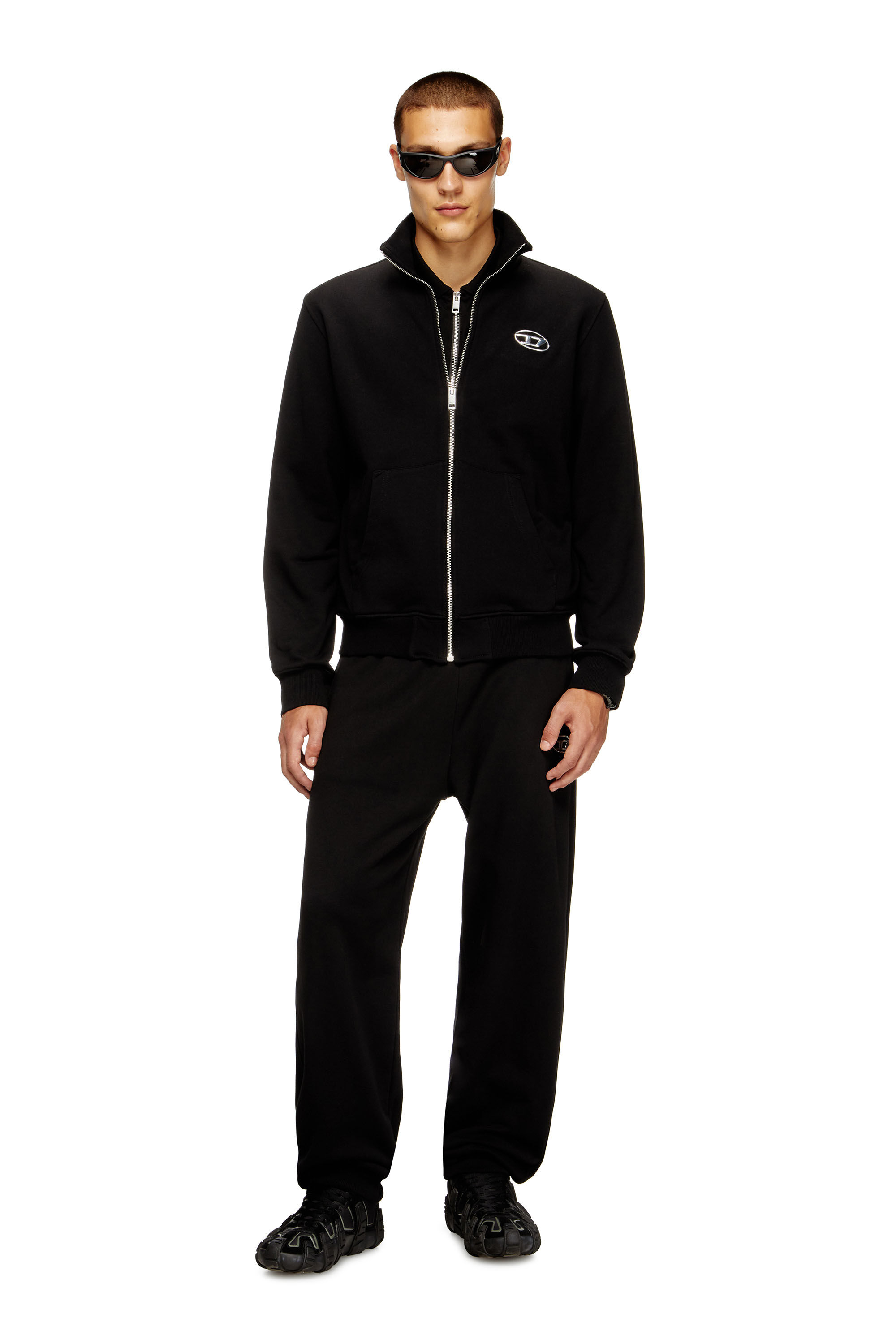 Diesel Logo Zip Hoodie