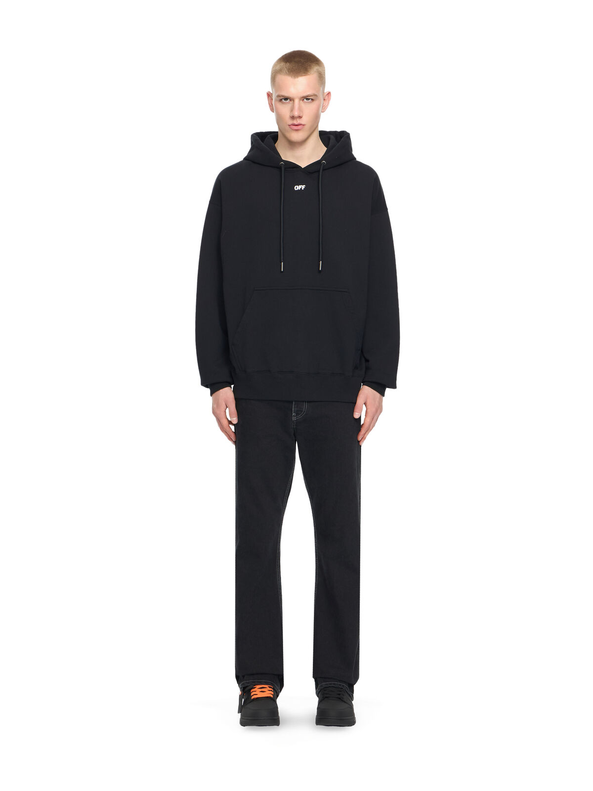 Diag-Stripe Logo Hoodie