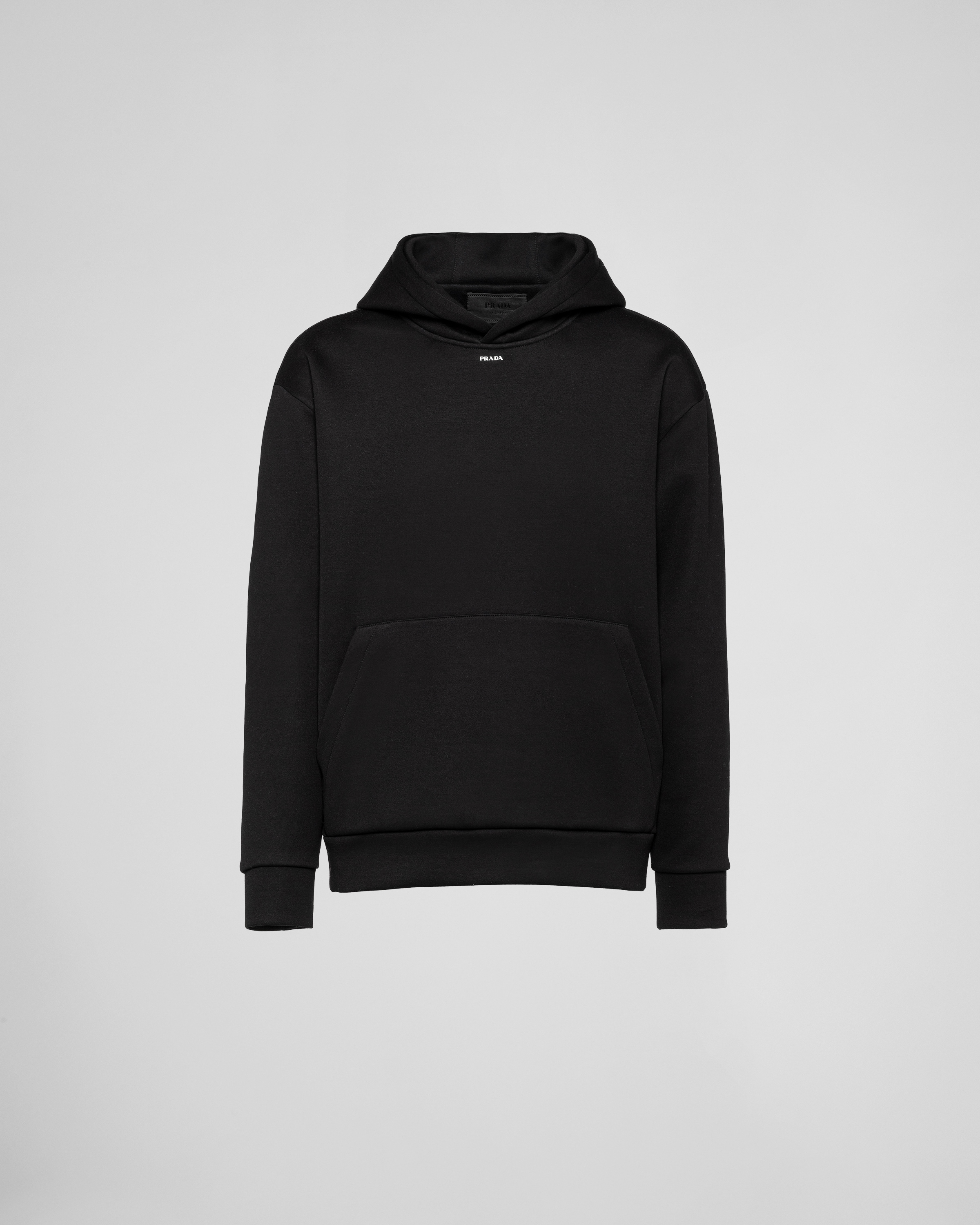 Cotton Logo Pullover Hoodie