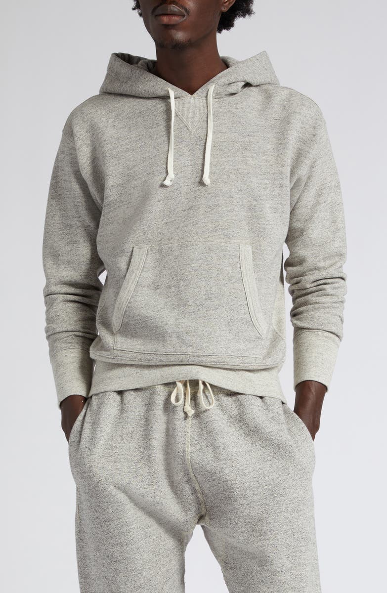 Cotton-Blend Pullover Hoodie