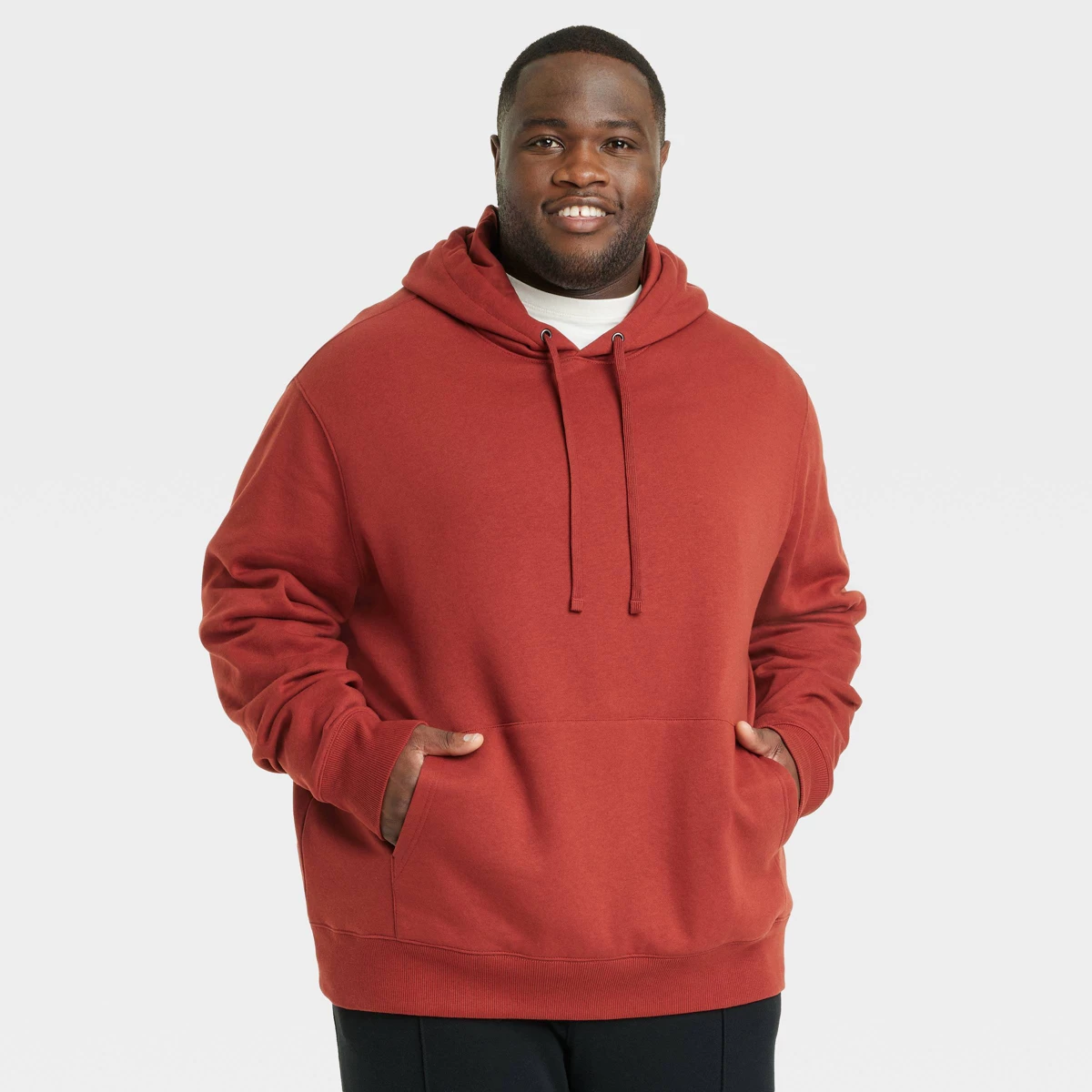 Cotton Fleece Pullover Hoodie