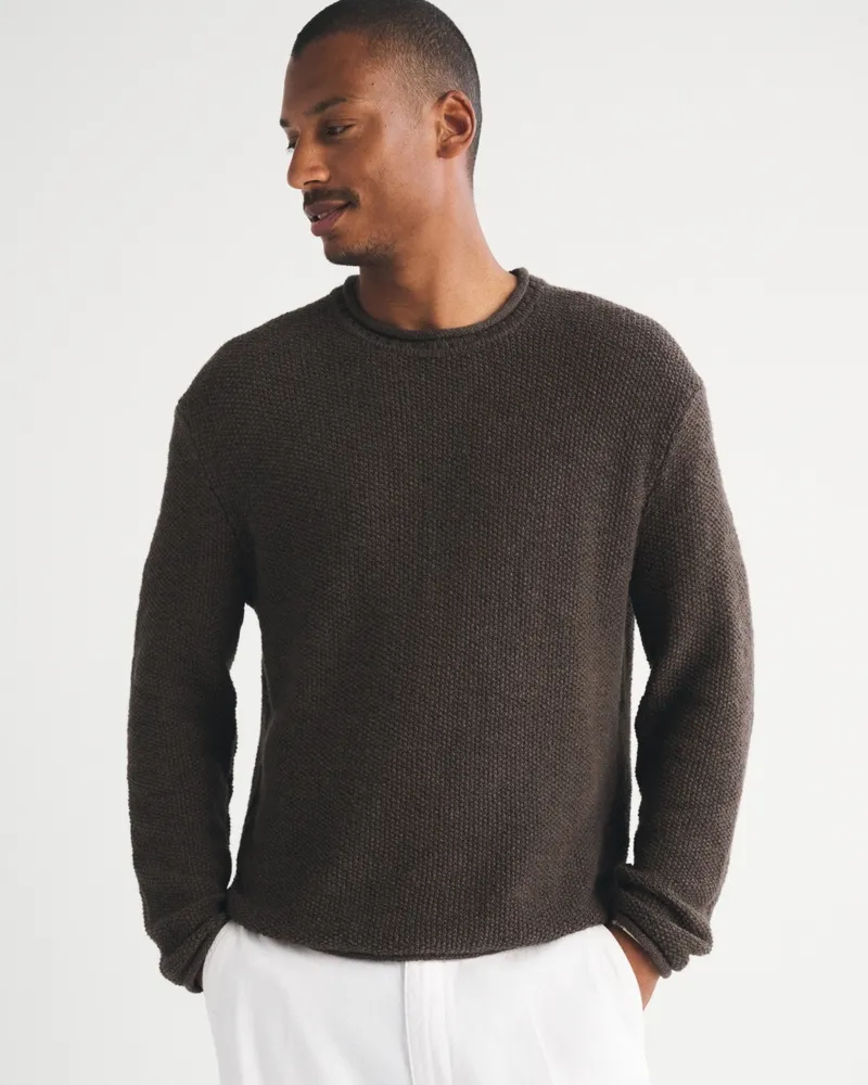 Cotton-Cashmere Crew Sweater