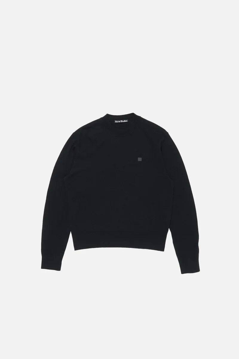 Wool Face-Patch Sweater