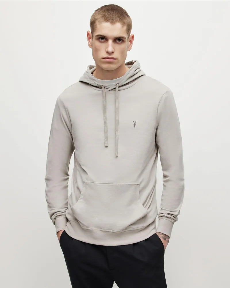 Brushed Cotton Pullover Hoodie