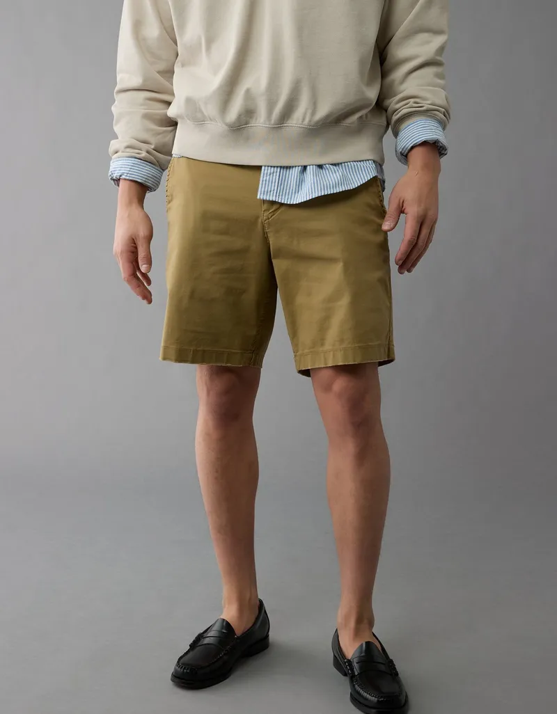 Flex Lived-In Khaki Short