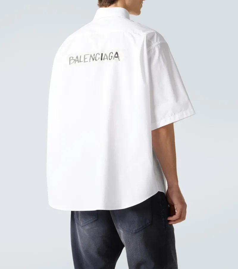 Balenciaga Oversized Poplin Shirt