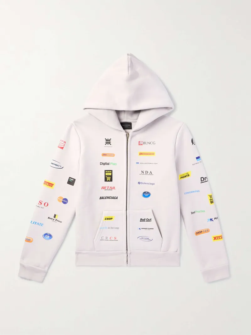 Balenciaga Oversized Zip Hoodie