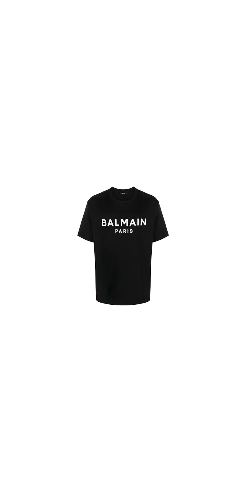 Balmain Flocked Logo Tee