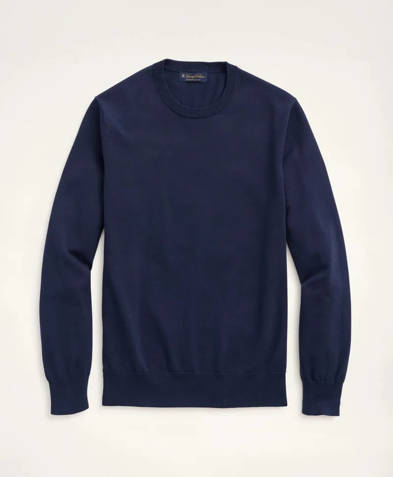 Supima Cotton Crewneck Sweater