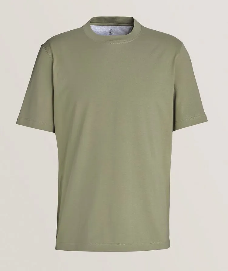 Cotton Jersey Crew Tee