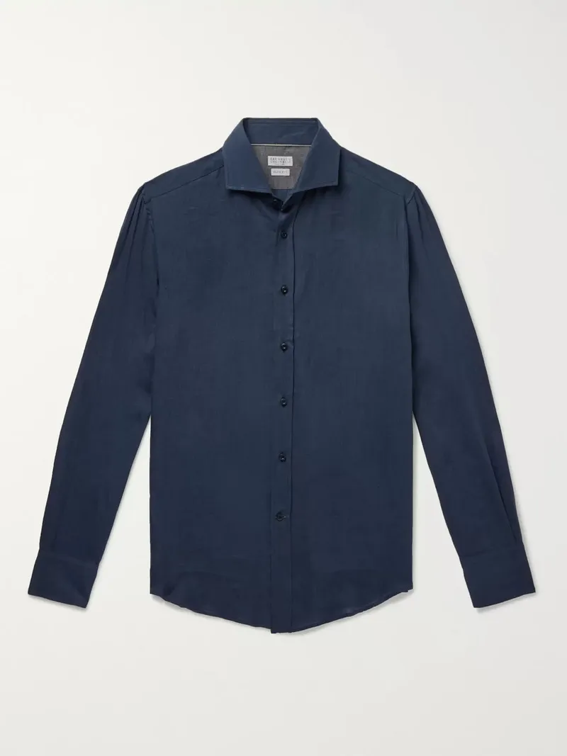 Slim Fit Linen Shirt