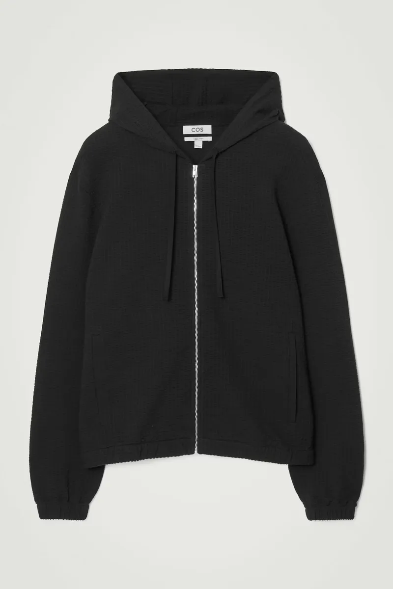 COS Organic Cotton Zip Hoodie