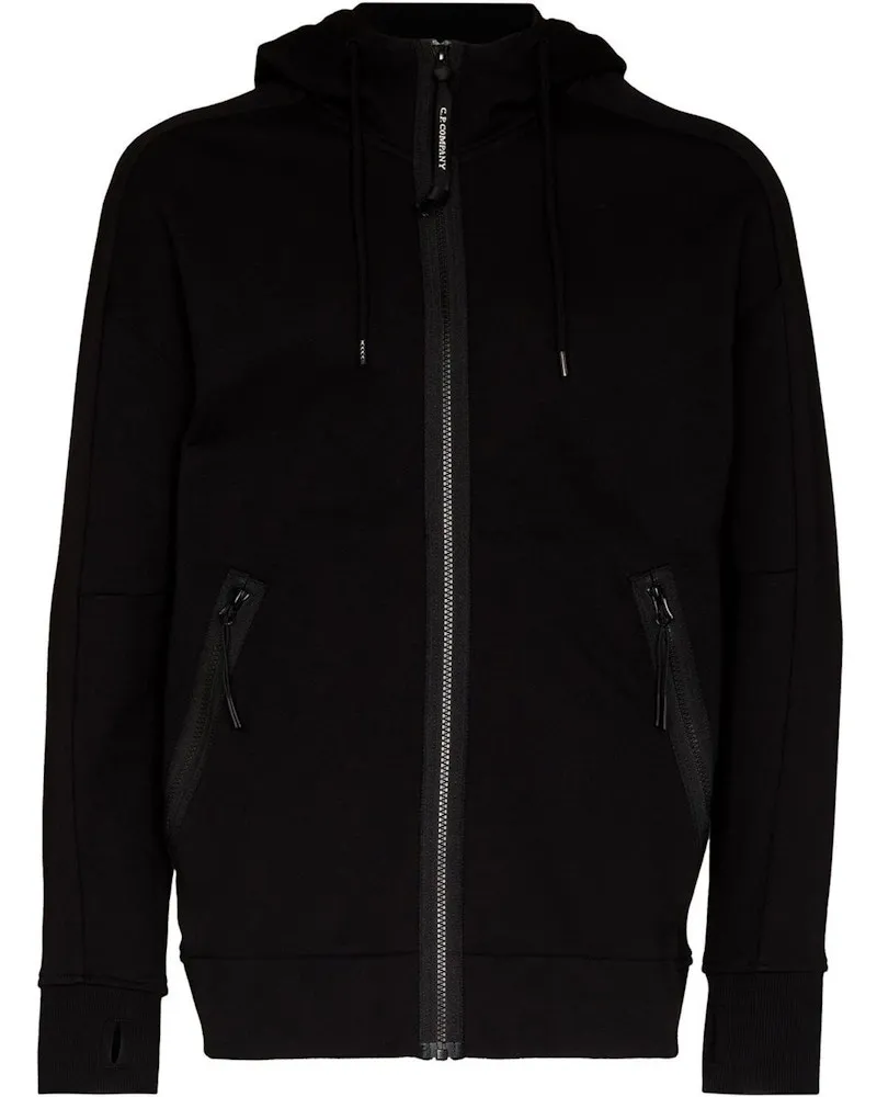 Diagonal Raised Fleece Goggle Hoodie