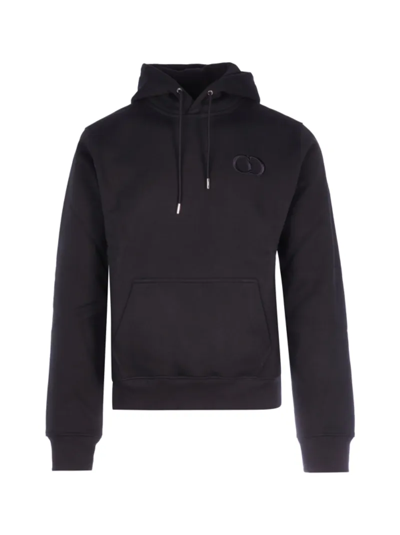 Cotton Logo Pullover Hoodie