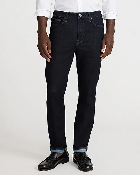 Slim Dark Wash Hyper Stretch Jeans (men's)