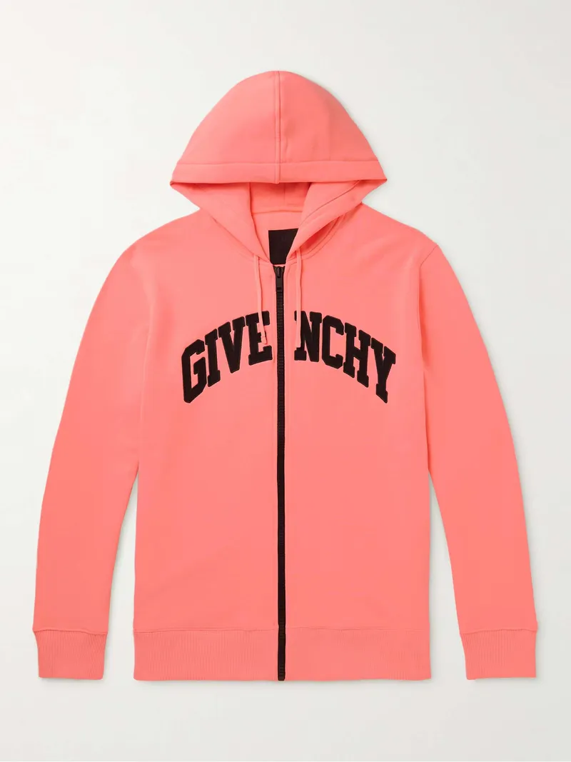 Givenchy Logo Zip Hoodie