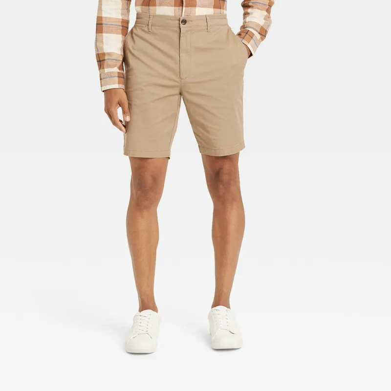 Linden Flat-Front Chino Short