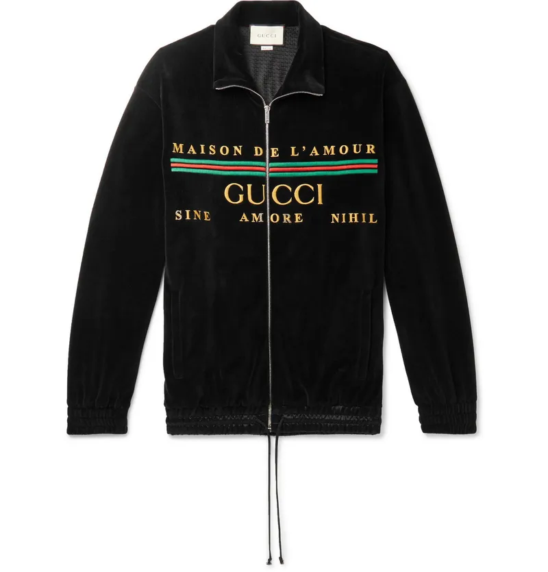 Gucci Logo Zip Hoodie