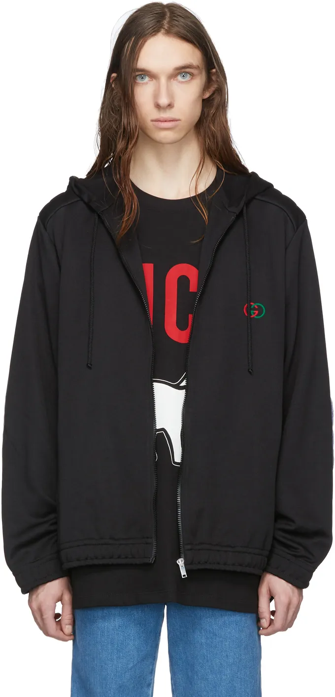 Gucci Logo Zip Hoodie