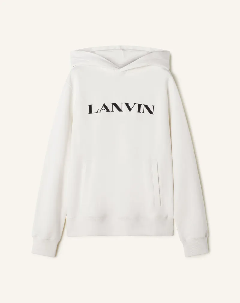 Cotton Logo Pullover Hoodie