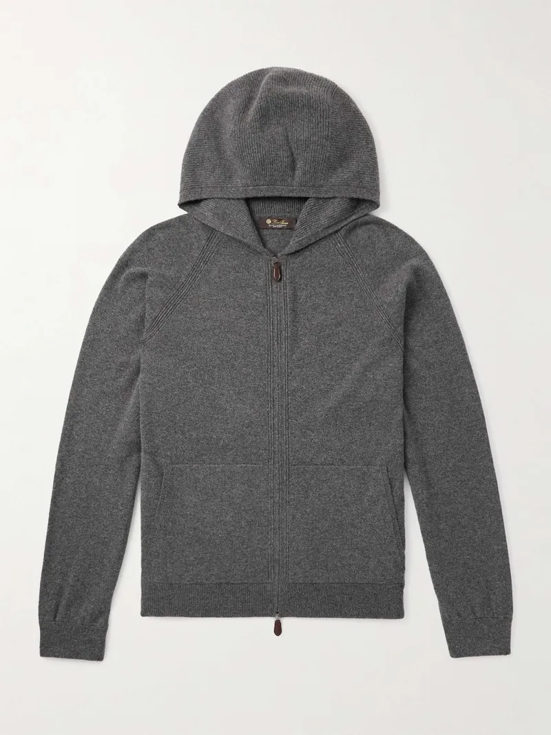 Loro Piana Cashmere Zip Hoodie