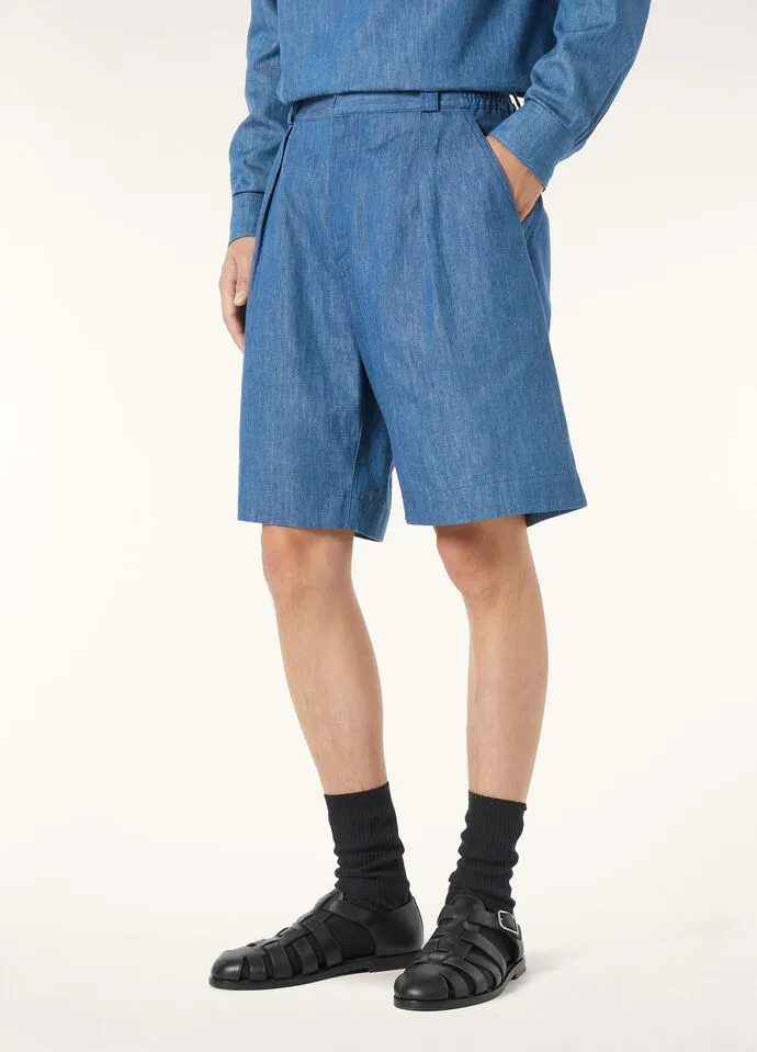 Cotton-Linen Bermuda Short