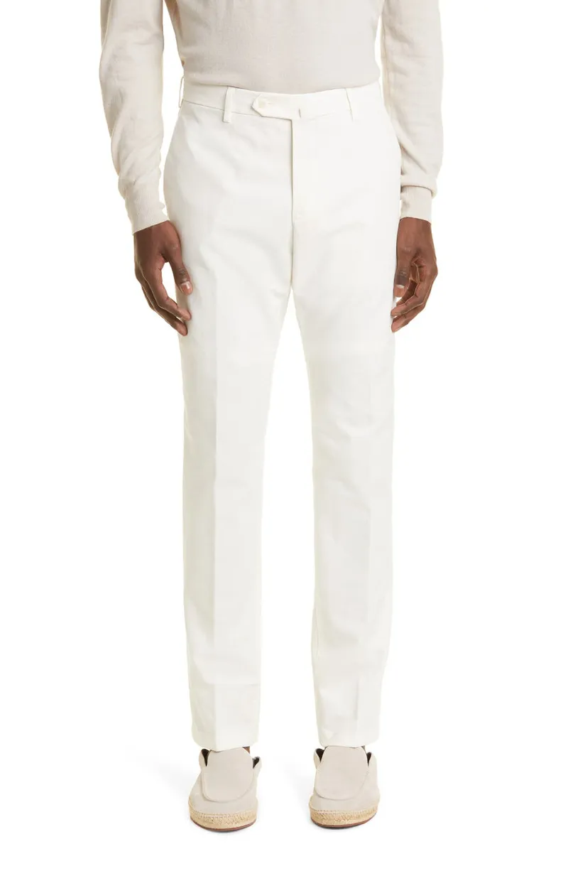 Slim Stretch Cotton Trouser