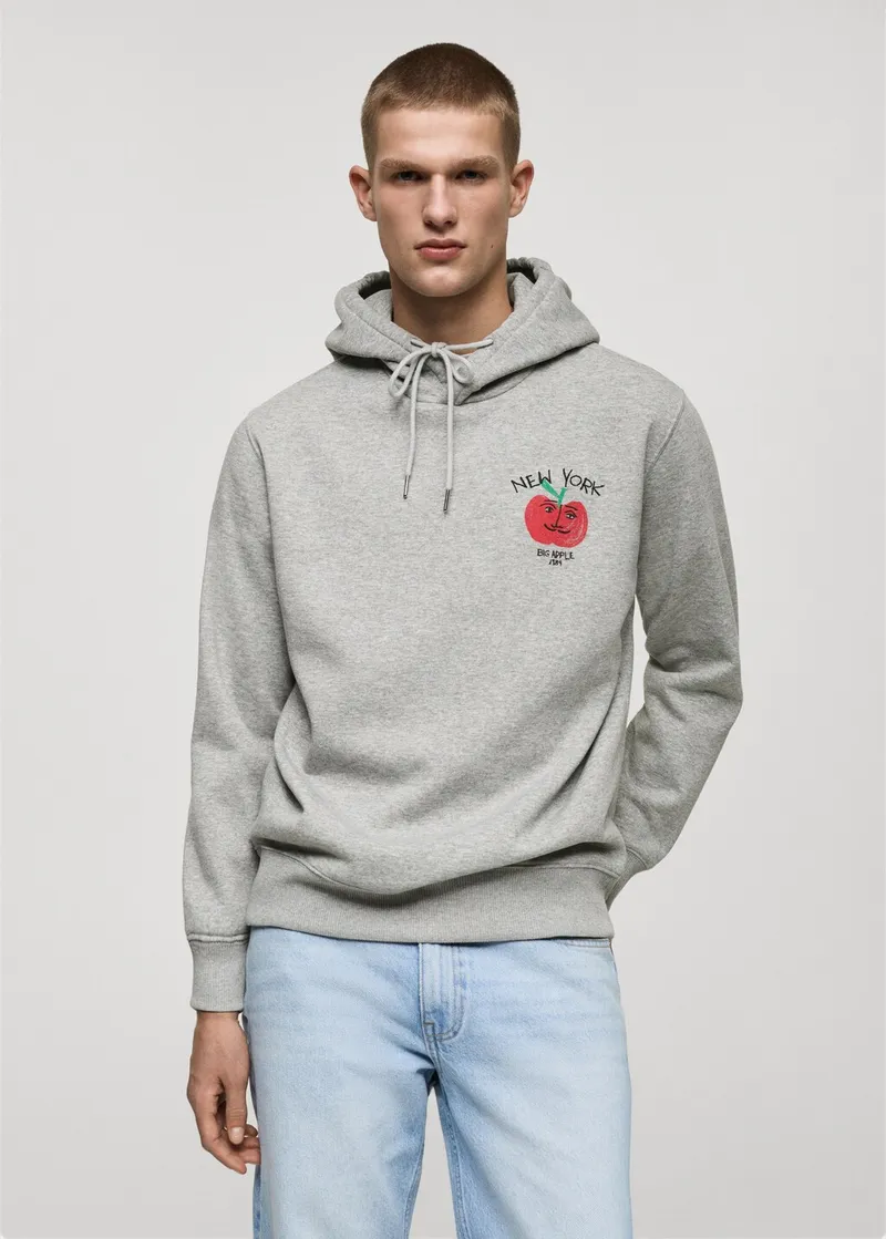 Cotton Pullover Hoodie