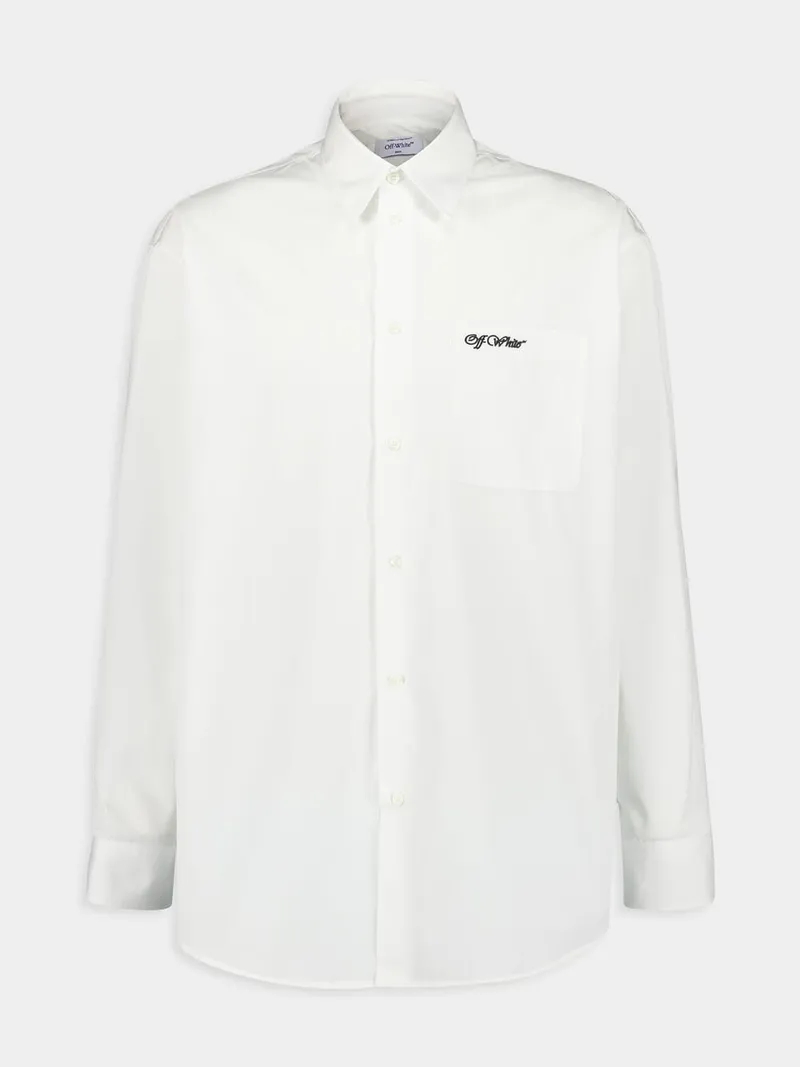 Off-White Cotton Poplin Shirt