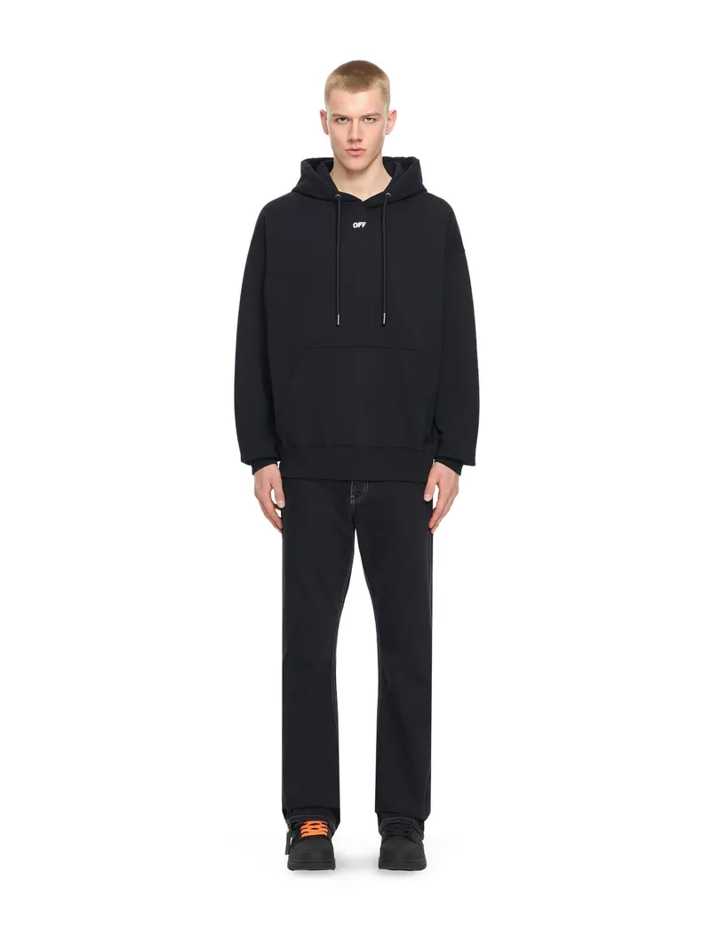 Diag-Stripe Logo Hoodie