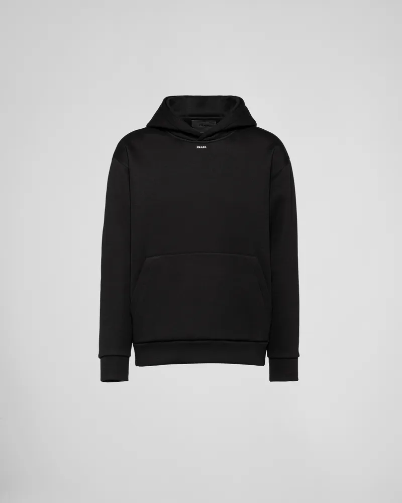 Cotton Logo Pullover Hoodie