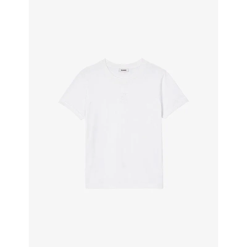Sandro Cotton Logo Tee