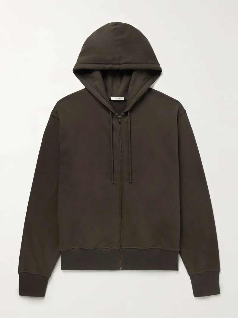 The Row Cotton Zip Hoodie