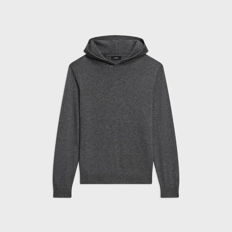 Cotton-Cashmere Pullover Hoodie