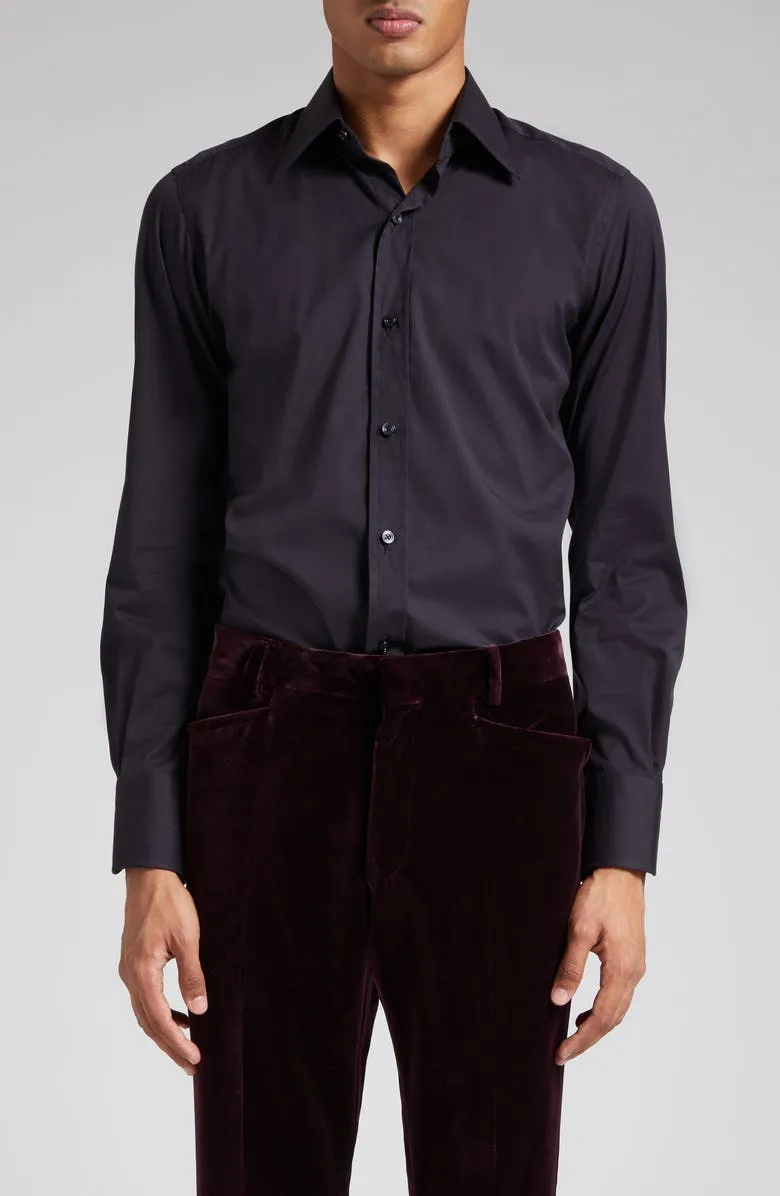 Slim Fit Cotton Dress Shirt