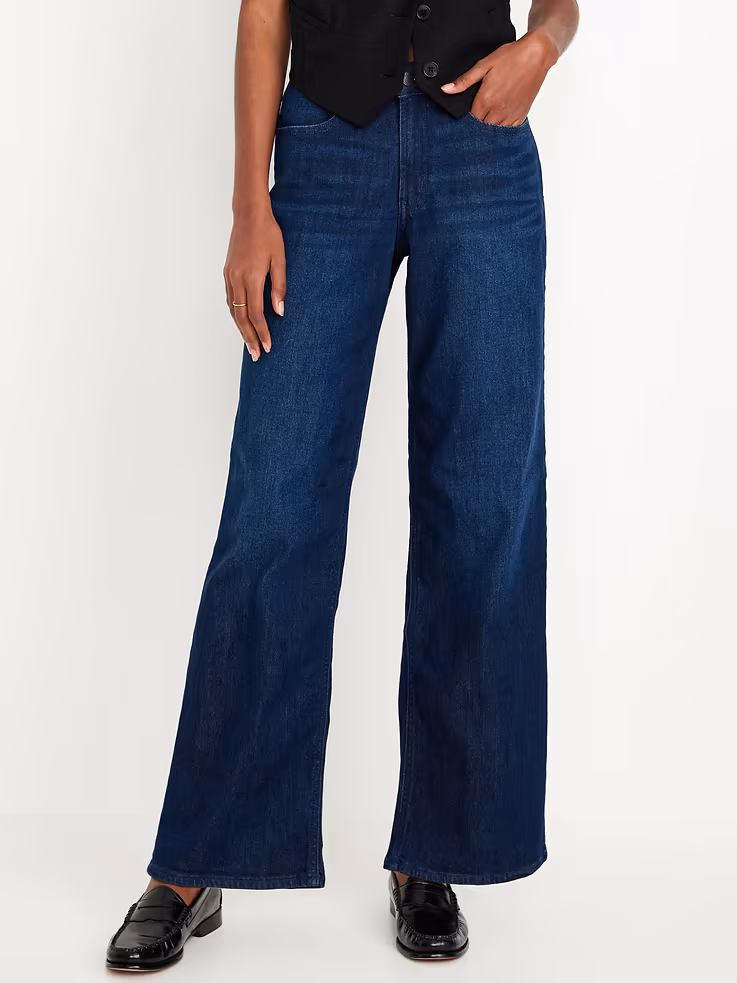 Wow Loose Wide-Leg Jeans (women's)